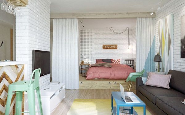 bố trí nội thất cho căn hộ nhỏ