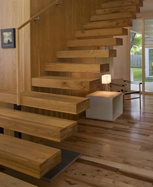 mẫu cầu thang gỗ đẹp
