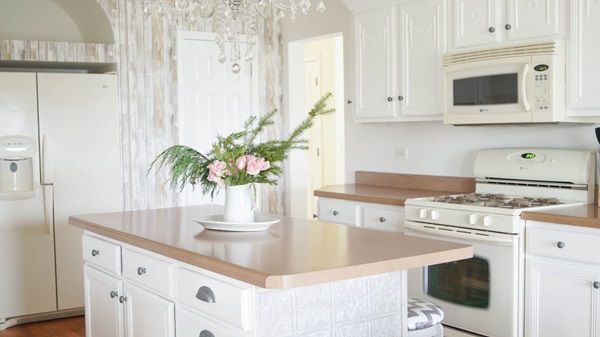 thiết kế tủ bếp đẹp cho phòng bếp chung cư nhỏ hẹp