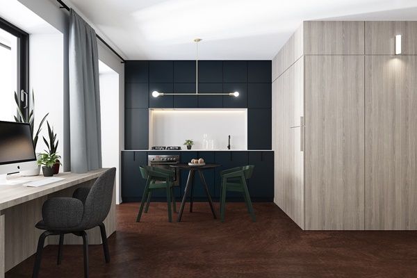 thiết kế căn hộ chung cư 40m2
