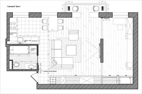Thiết kế nội thất chung cư 50m2