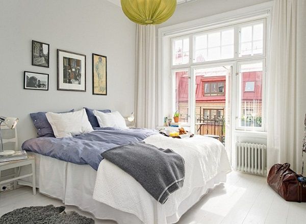 thiết kế nội thất phòng ngủ phong cách scandinavia