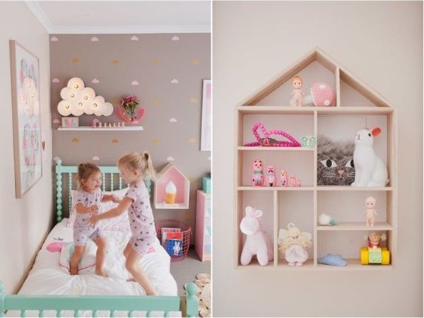 trang trí phòng ngủ cho bé gái đơn giản