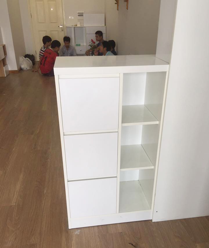 thi công nội thất chung cư 80m2 gỗ công nghiệp