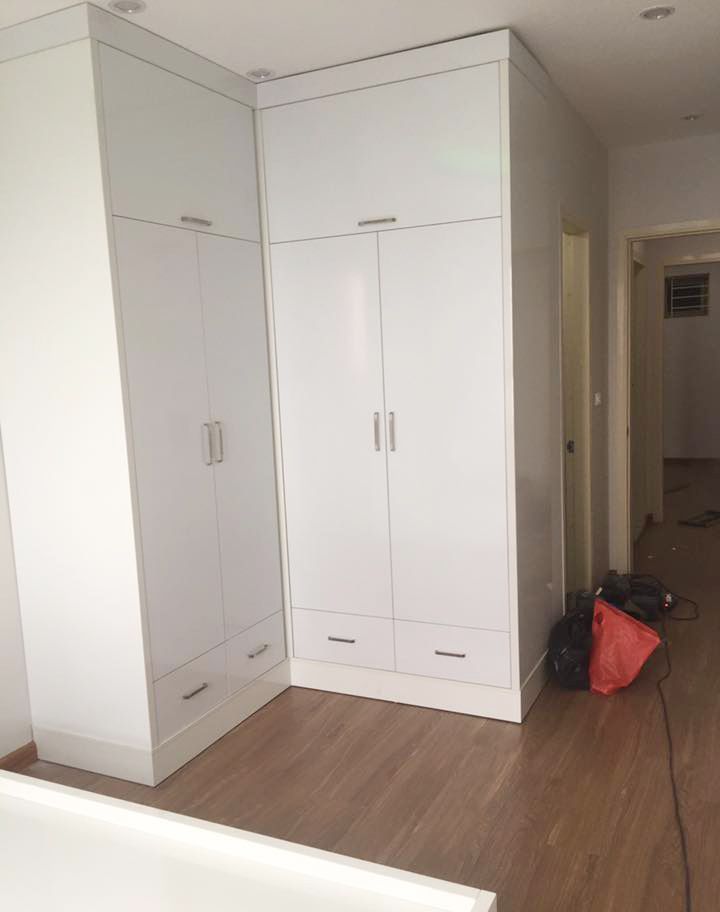 thi công nội thất chung cư 80m2 gỗ công nghiệp
