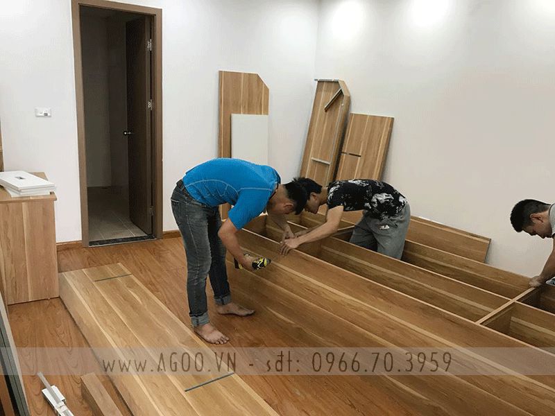thi công nội thất chung cư cô lài az sky định công