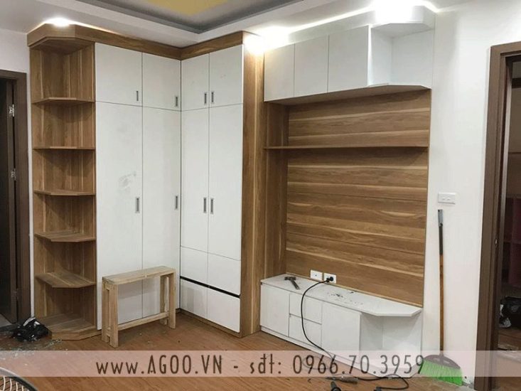 thi công nội thất chung cư cô lài az sky định công