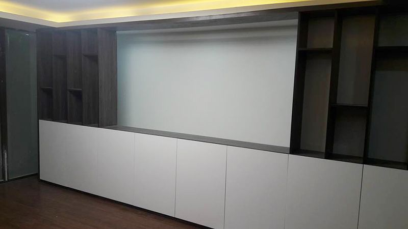 thi công nội thất nhà ống mặt phố tại long biên