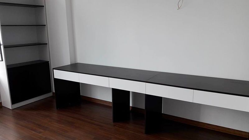 thi công nội thất nhà ống mặt phố tại long biên