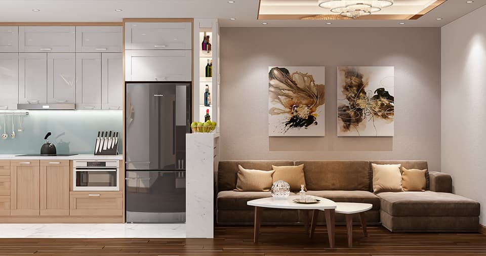 thiết kế nội thất chung cư 90m2