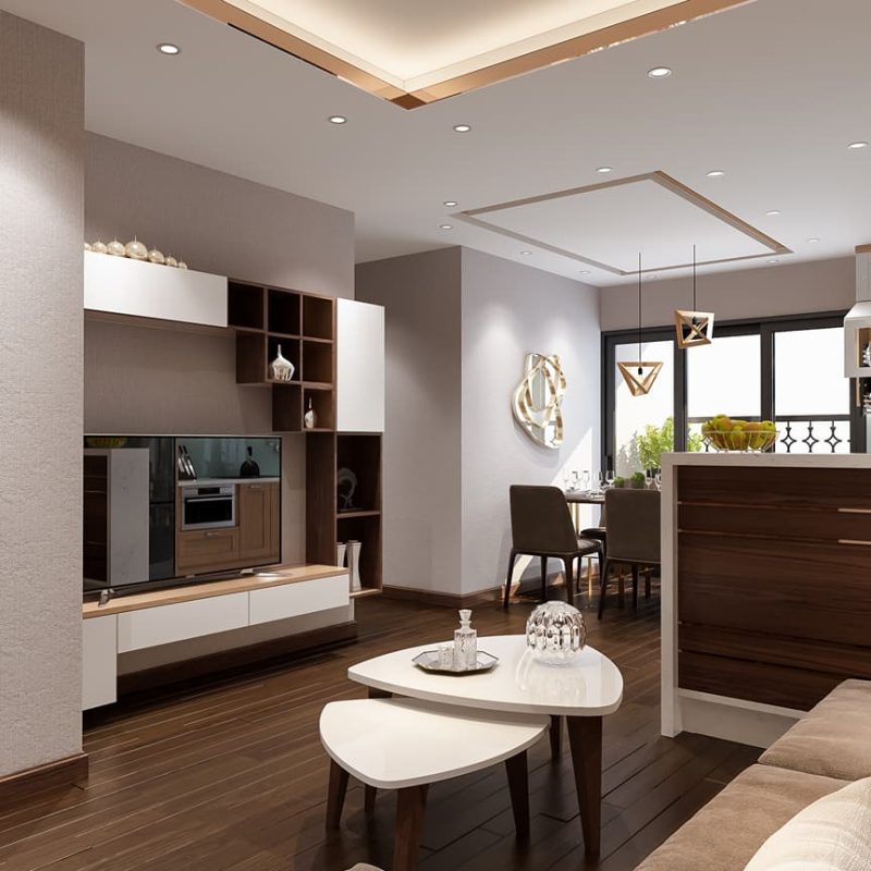 thiết kế nội thất chung cư 90m2