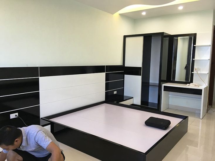 thiết kế nội thất nhà ống 100m2 gỗ công nghiệp