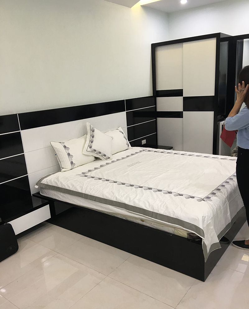 thiết kế nội thất nhà ống 100m2 gỗ công nghiệp