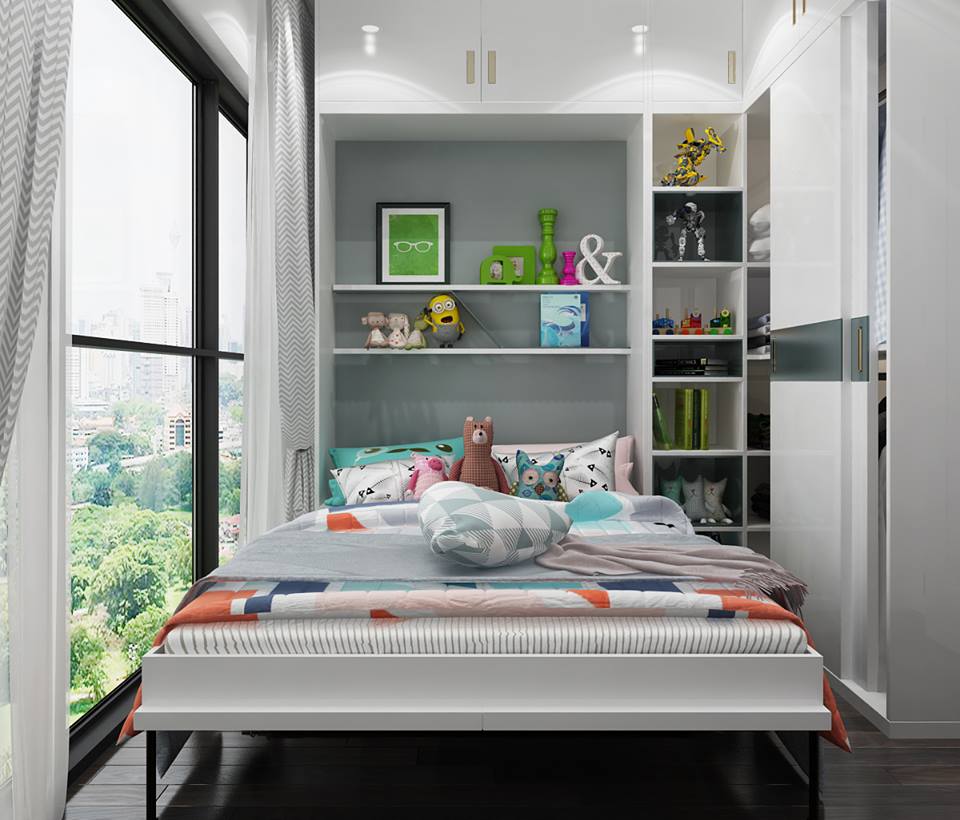 14 mẫu phòng ngủ chung cư hiện đại sử dụng gỗ công nghiệp an cường