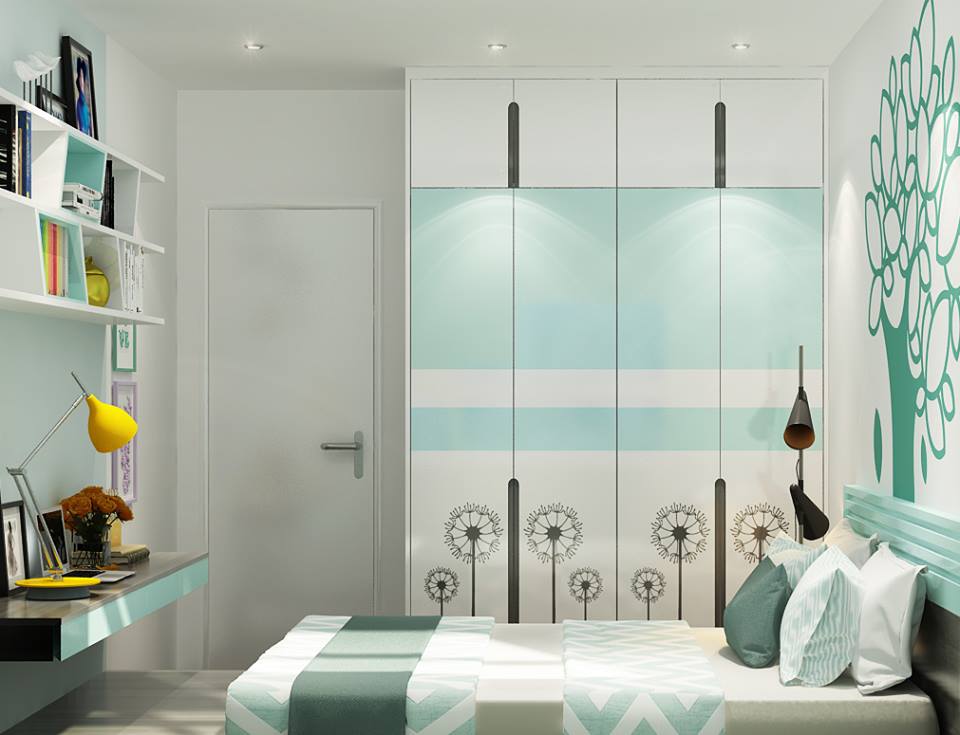 14 mẫu phòng ngủ chung cư hiện đại sử dụng gỗ công nghiệp an cường