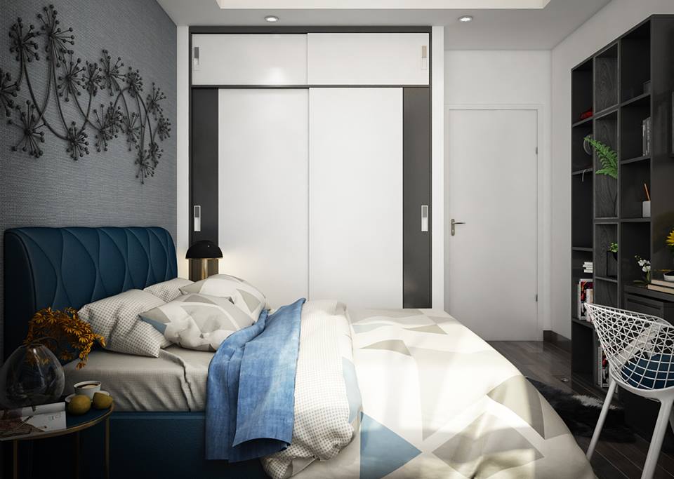 14 mẫu phòng ngủ chung cư hiện đại sử dụng gỗ công nghiệp an cường