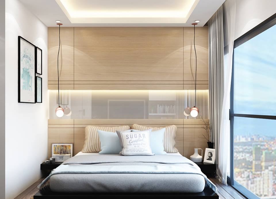 14 mẫu phòng ngủ chung cư hiện đại sử dụng gỗ công nghiệp an cường