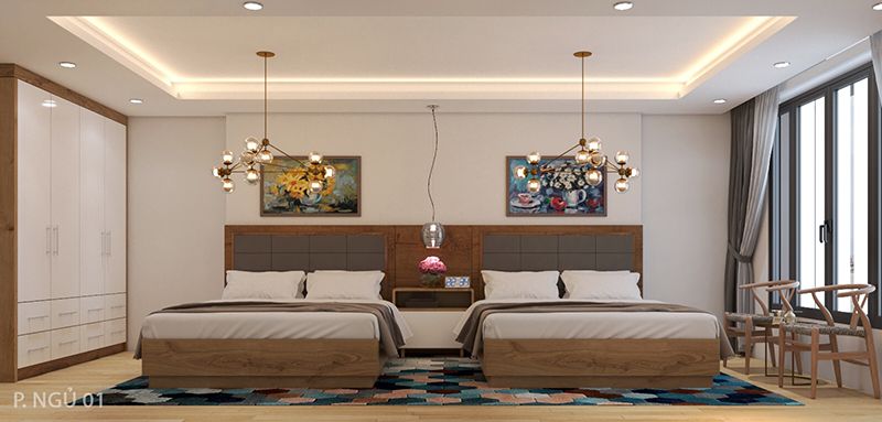 thiết kế nội thất khách sạn 172 ô chợ dừa