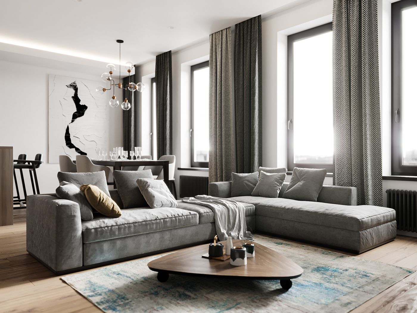 thi công nội thất chung cư royal city