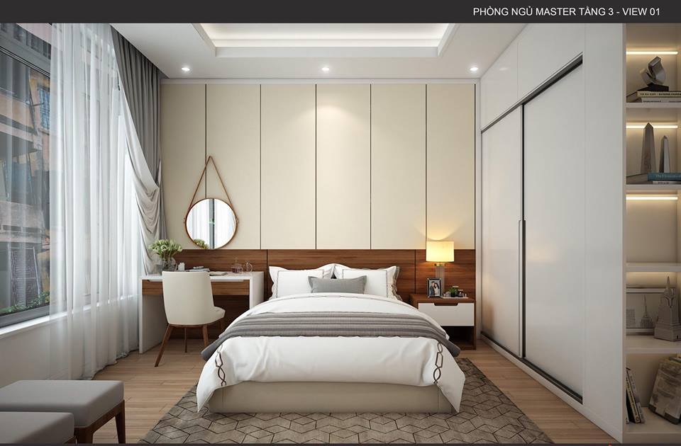 thiết kế nội thất biệt thự 3,5 tầng an khánh hà nội