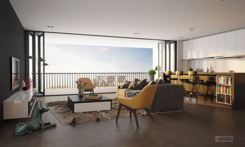 thiết kế nội thất chung cư 100m2
