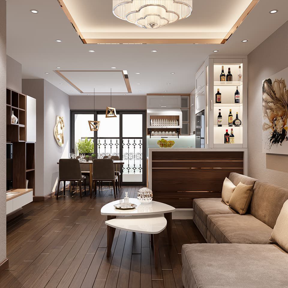 thiết kế nội thất chung cư 90m2