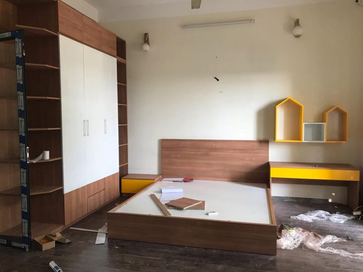 thi công nội thất biệt thự liền kề lideco hà nội