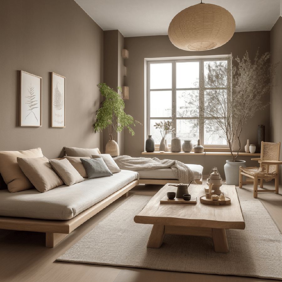 Xu hướng thiết kế nội thất phòng cách Japandi