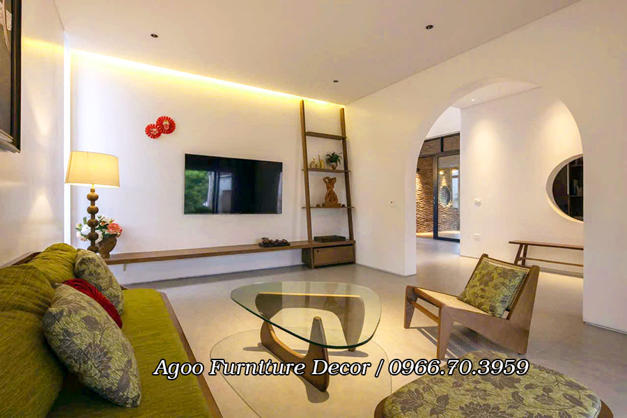 sofa kbh phong cách rustic minimalist