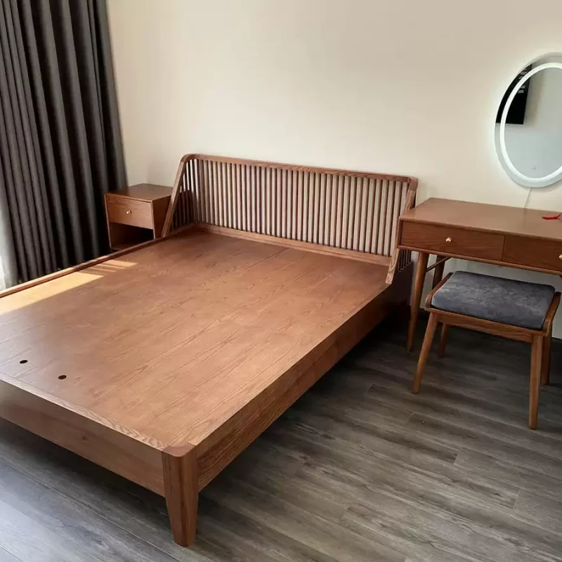 Phòng ngủ Mid-Century Modern tối giản