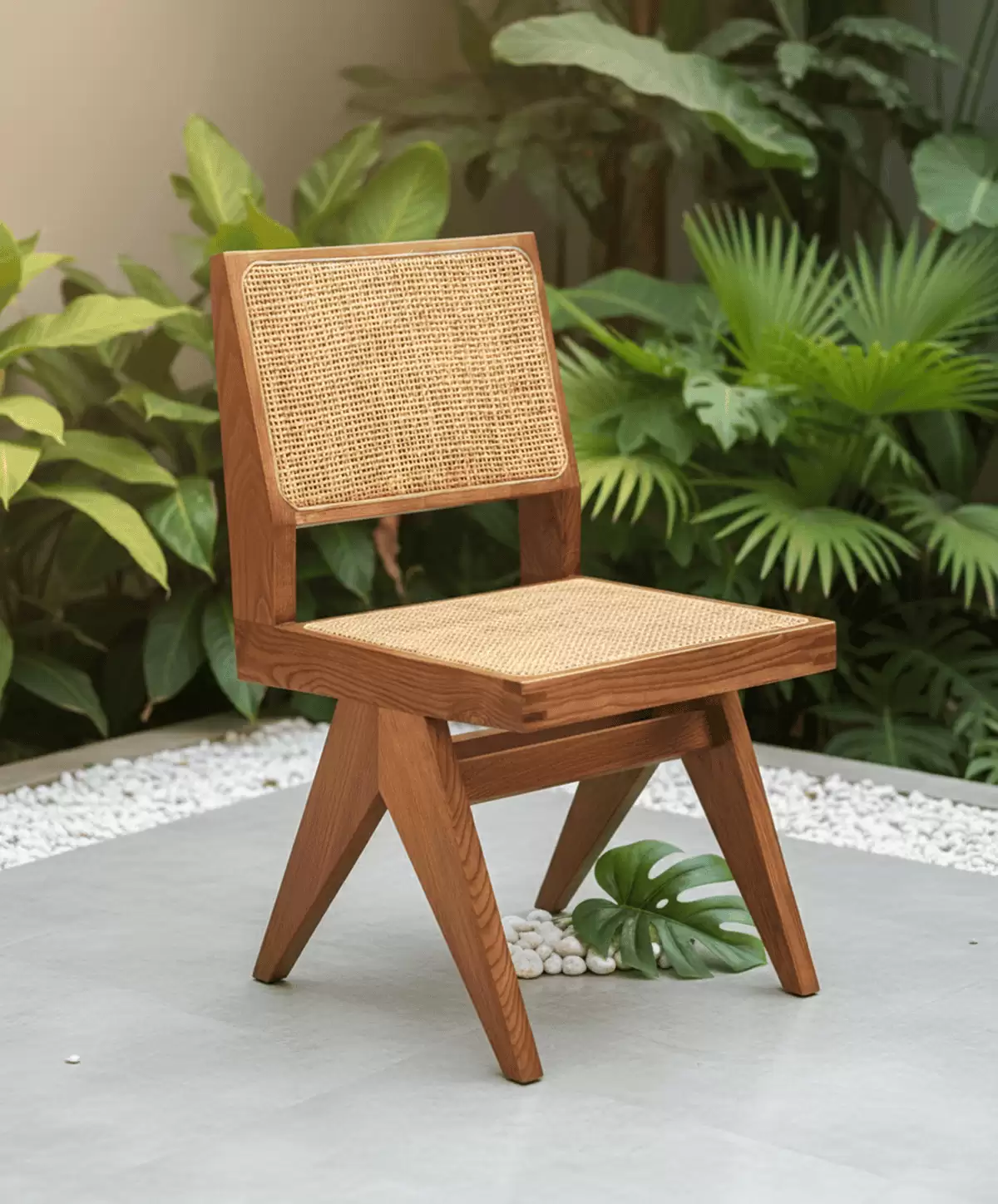 ghế ăn jeanneret không tay