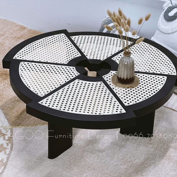 Bàn Trà Lục Giác Mặt Mây - BT0009