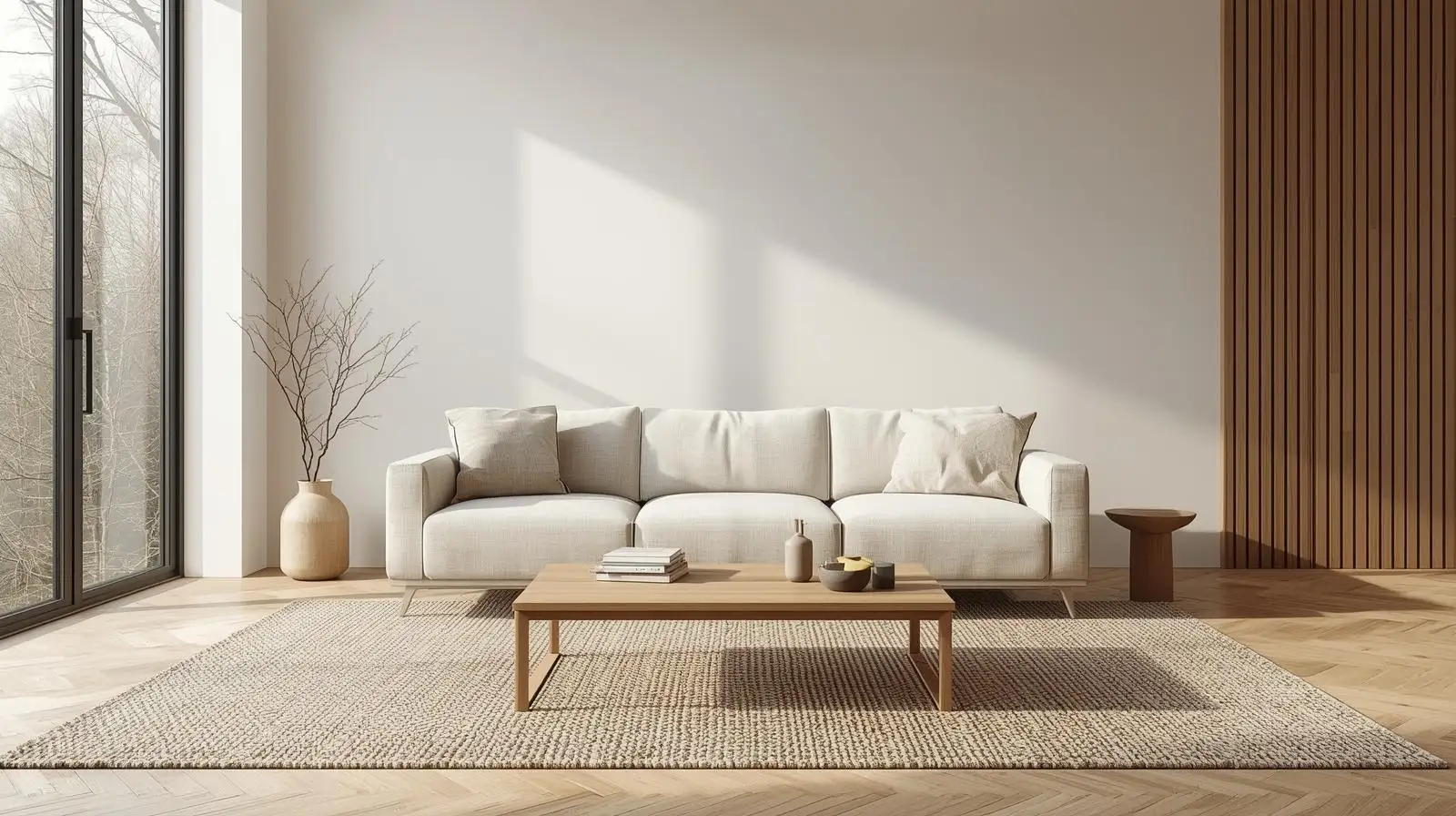 Phòng khách tối giản minimalism 2.0