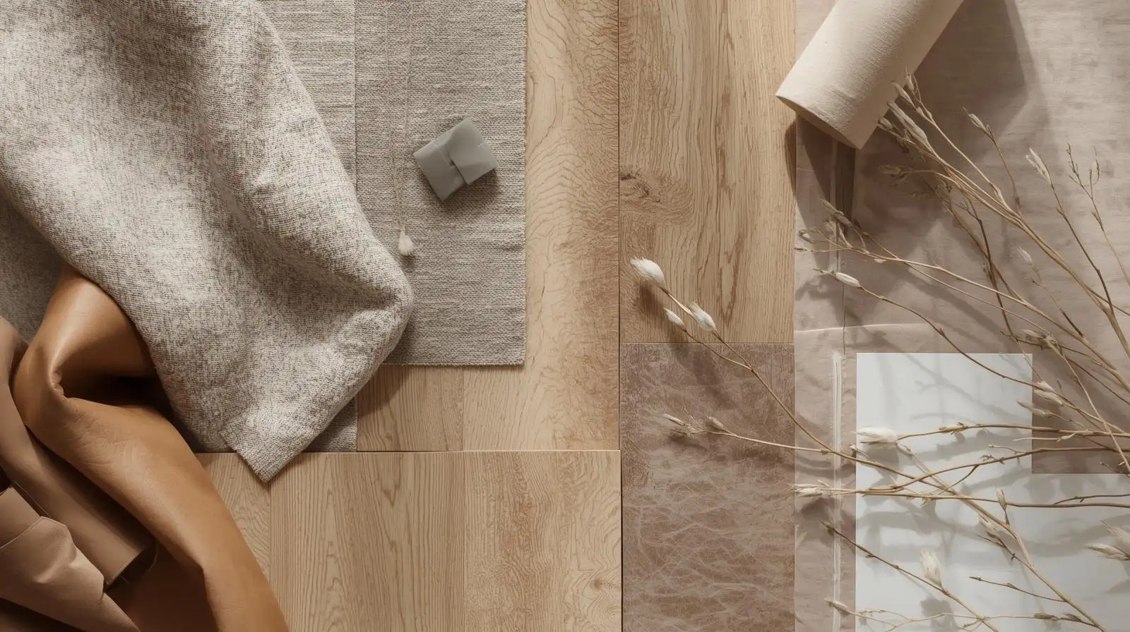 Những vật liệu chính trong phong cách japandi