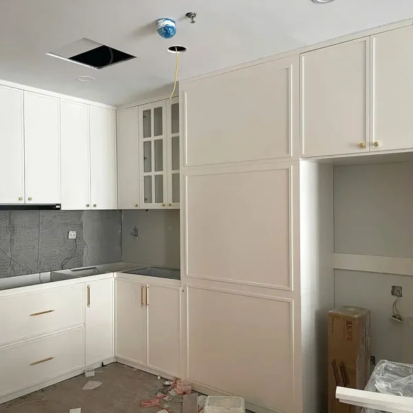 Tủ bếp hiện đại tối giản | chất liệu MDF - Picomart - Sơn Công Nghiệp - TB0003