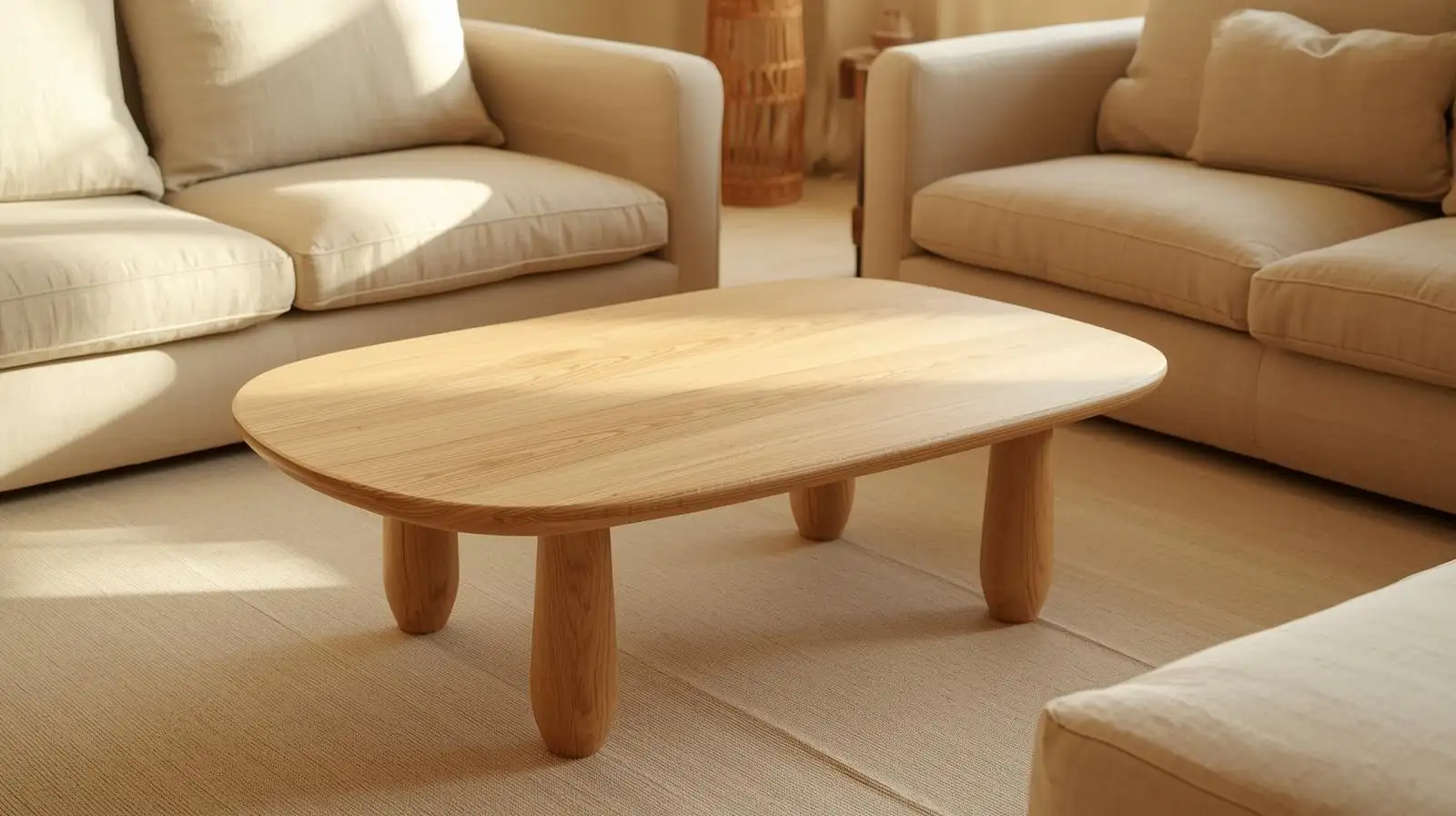 Mẫu bàn tròn chân bo tròn – Sự mềm mại hoàn hảo