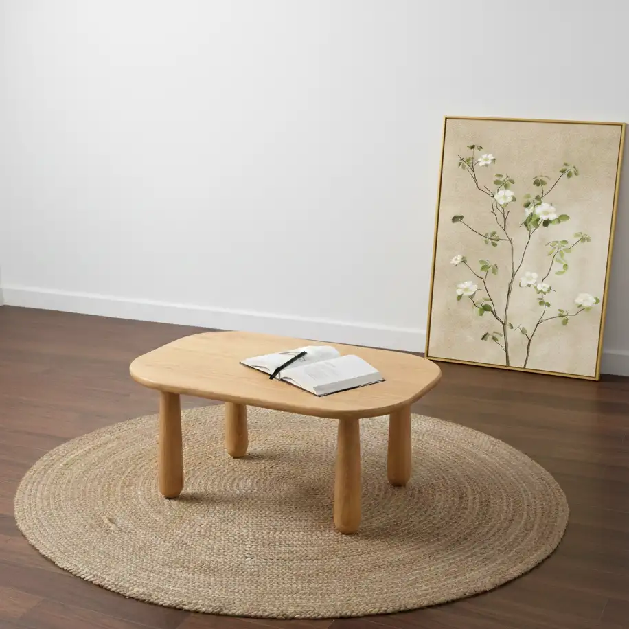 Bàn Trà Nấm BT0015 – Tuyệt Tác Gỗ Tần Bì Tối Giản