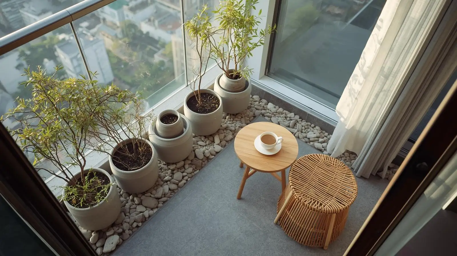 Ban công xanh Zen – Hơi thở thiên nhiên trong từng góc nhỏ