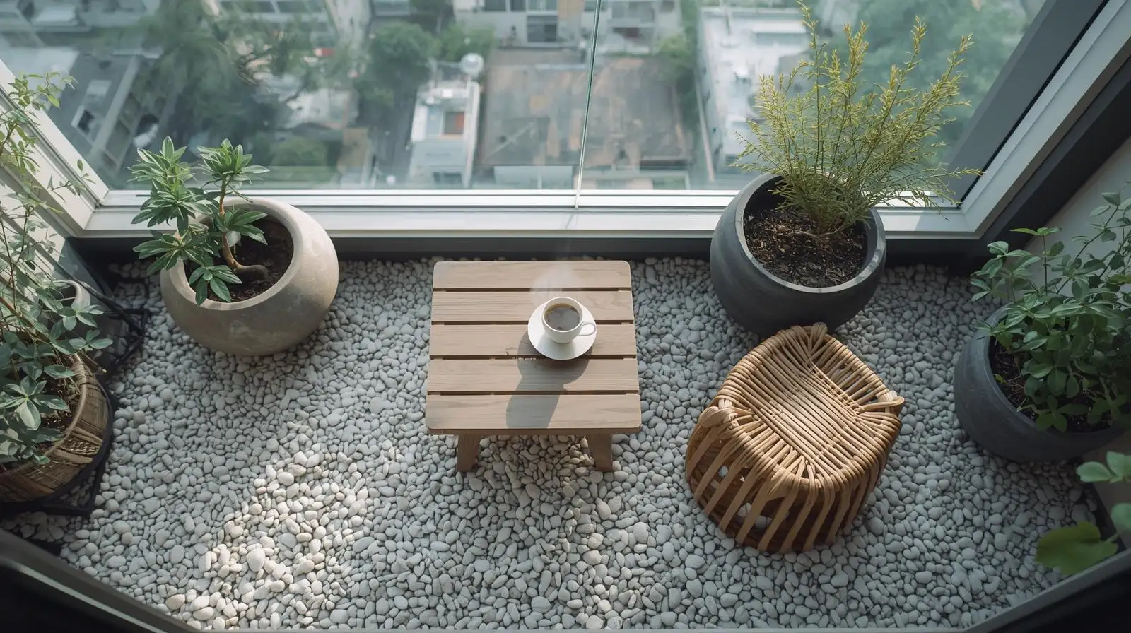 Ban công xanh Zen – Hơi thở thiên nhiên trong từng góc nhỏ