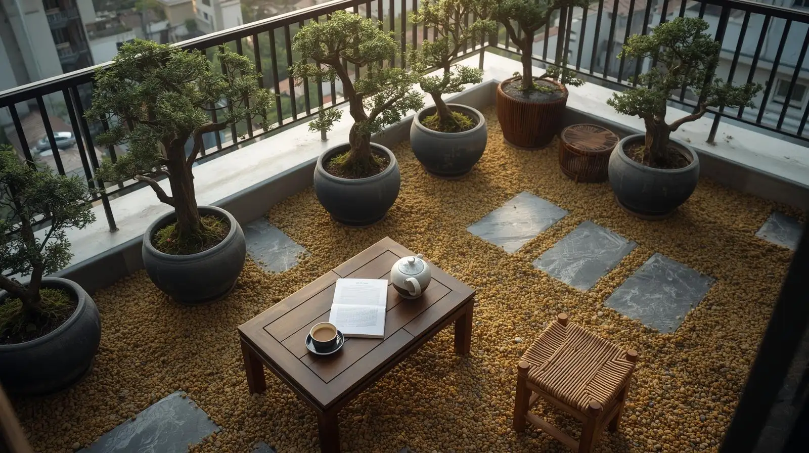 Ban công Zen hiện đại – Tối giản đến tinh tế