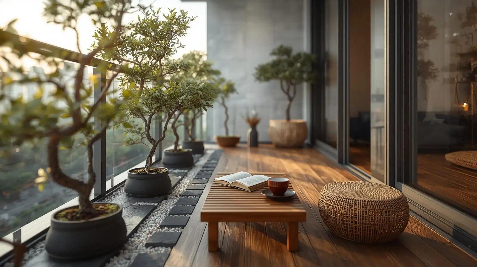 Ban công Zen hiện đại – Tối giản đến tinh tế