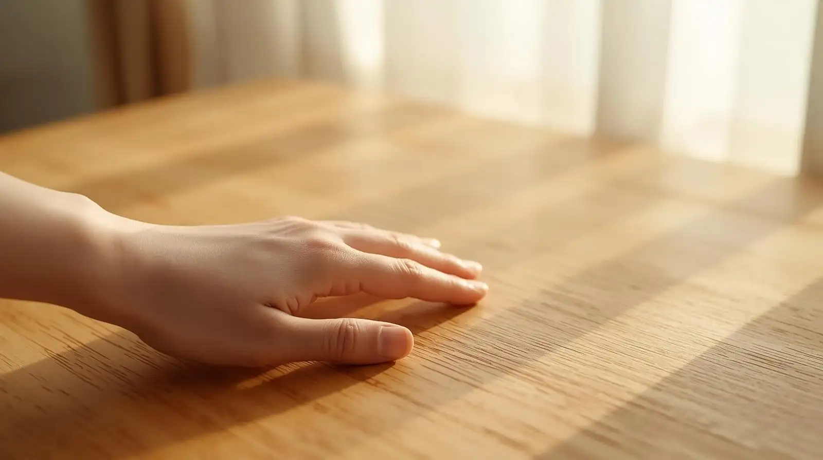 bề mặt bàn ăn sơn lì