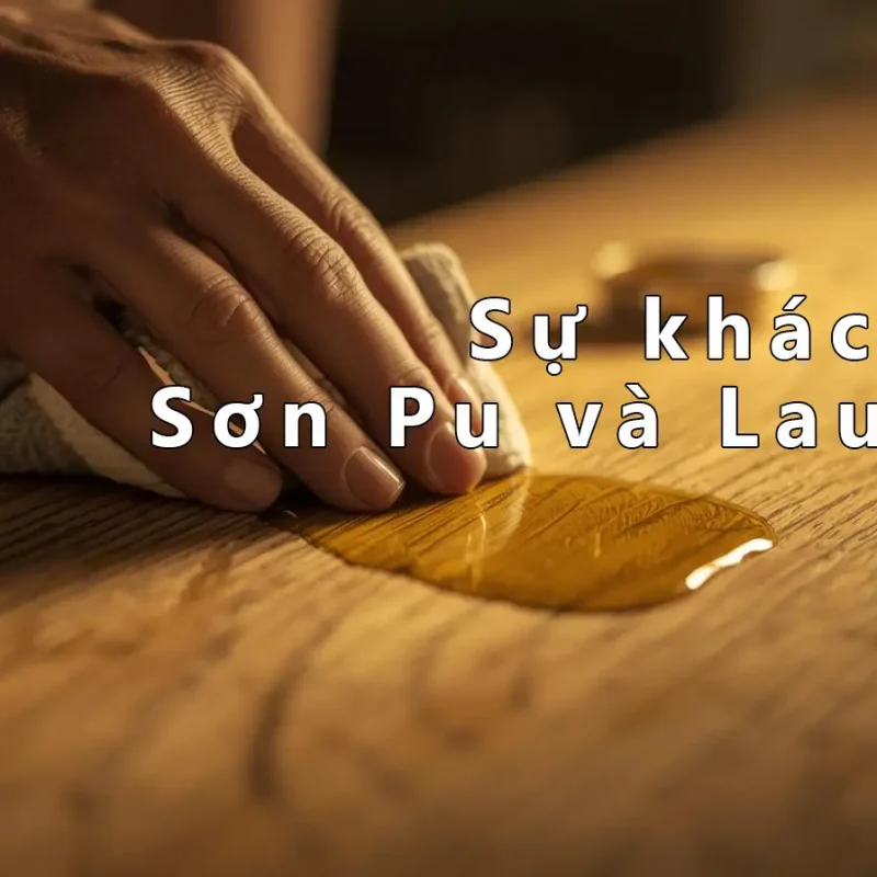 sự khác biệt giữa sơn pu và lau dầu