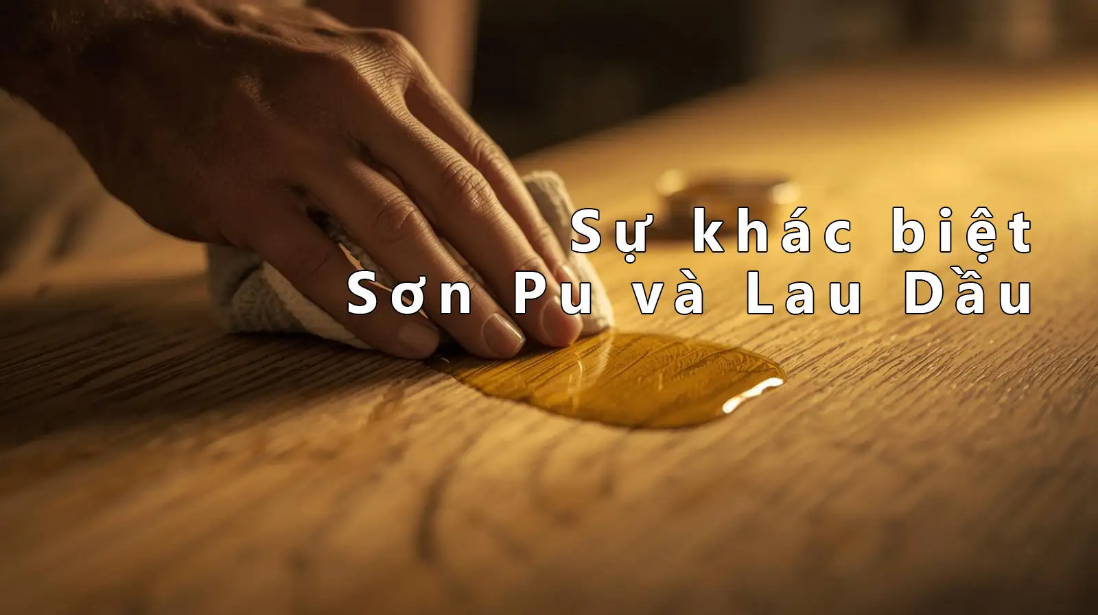 sự khác biệt giữa sơn pu và lau dầu