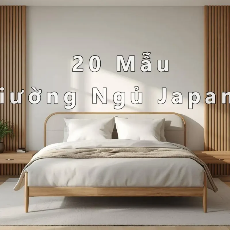 20 mẫu giường ngủ japandi đẹp xu hướng của năm 2026