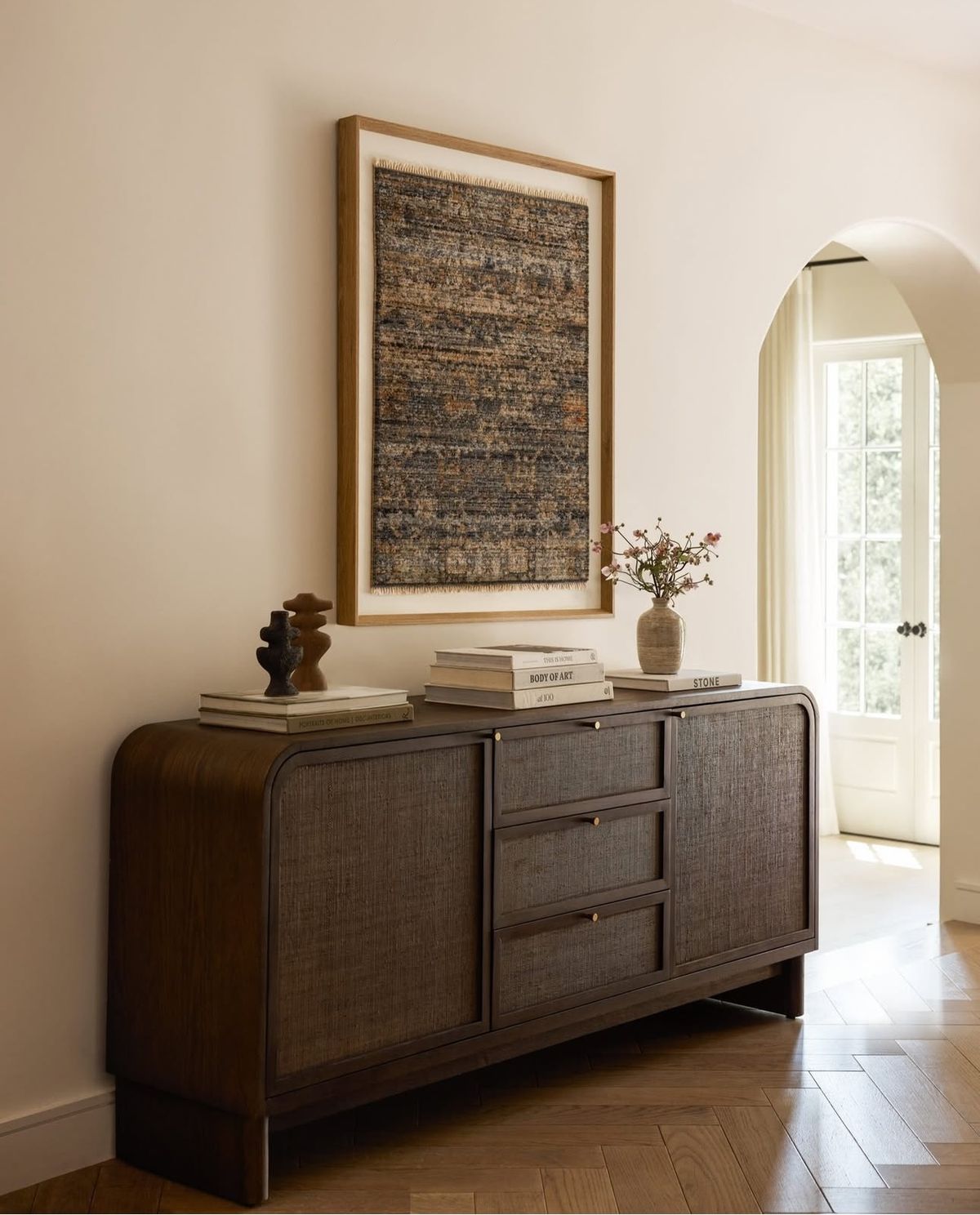 Tủ sideboard Entryway tiện nghi ngay khi vào nhà