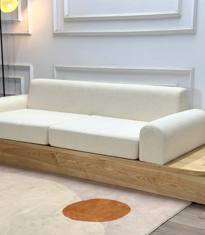 Sofa Nara đệm mút K43 bọc vải Cozy cao cấp dài 2m4