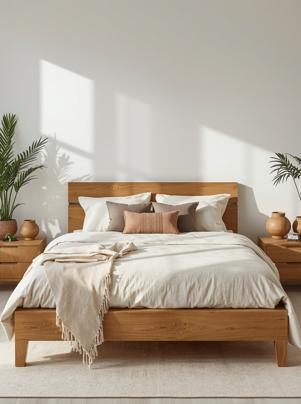 Phòng ngủ Organic Modern yên ả chữa lành