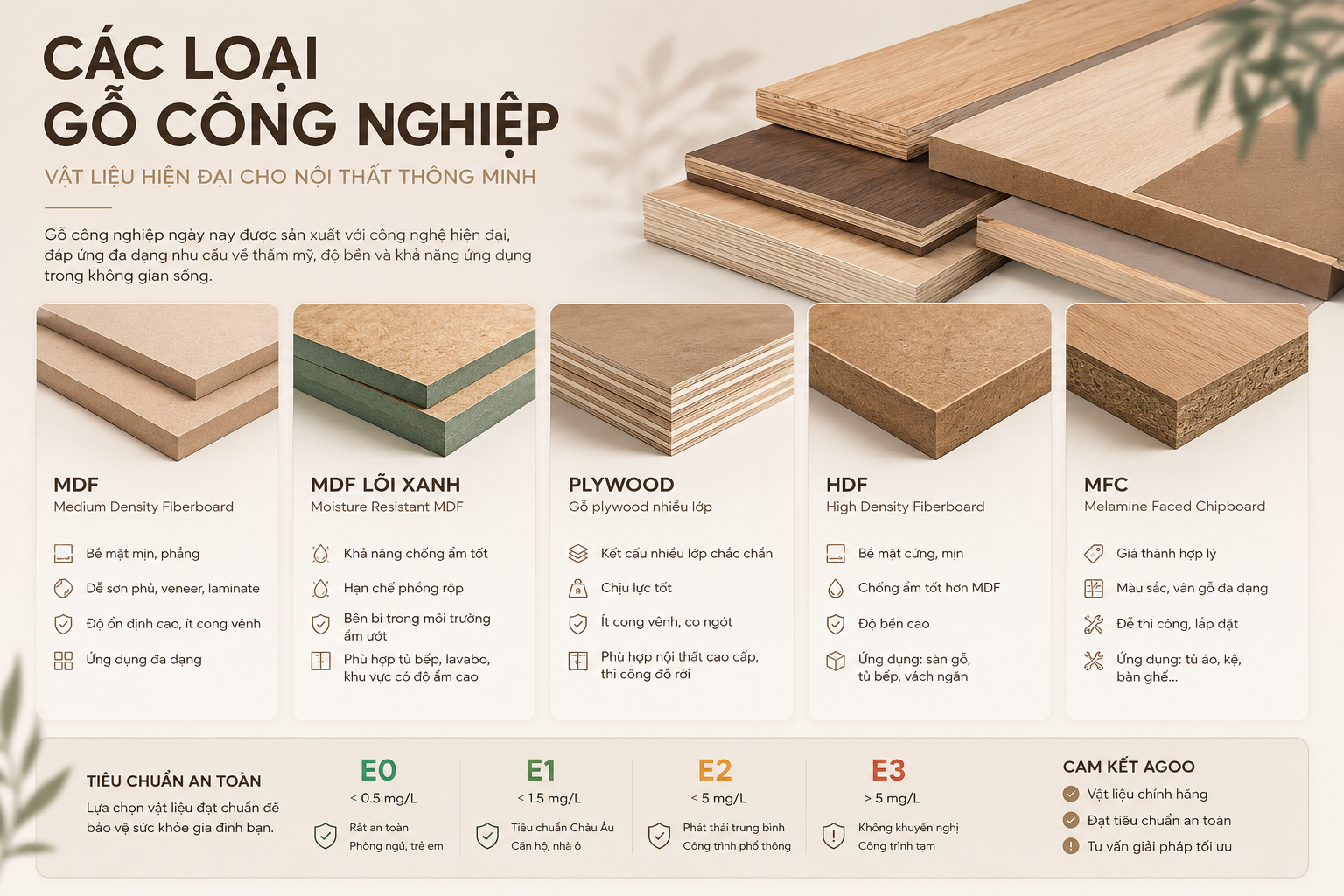 Gỗ công nghiệp hiện đại