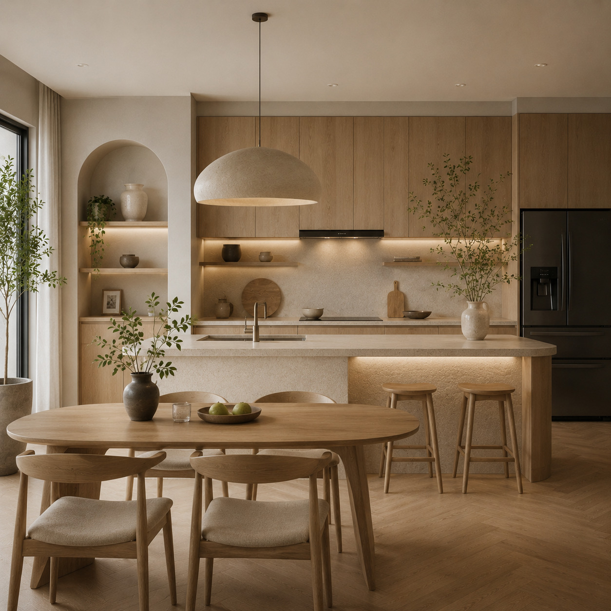 Phong cách Organic Modern